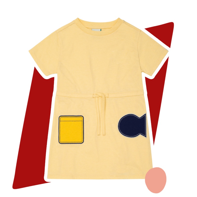 Sand Patch Dress – Sand|2Y|3Y|4Y|5Y|6Y|8Y