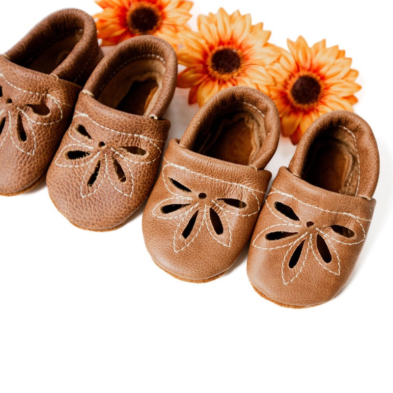 Sepia, Caramel DAISY SANDALS Shoes Baby and Toddler