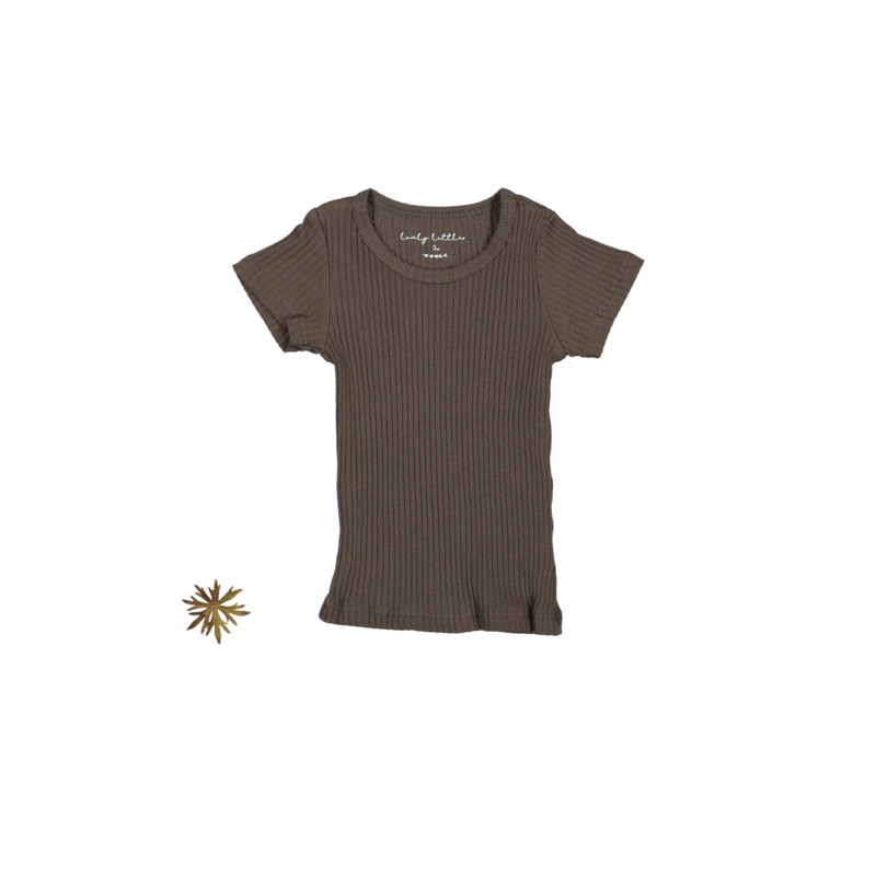 The Short Sleeve Tee – Cocoa|3m|6m|12m|18m|24m|36m|4y|6y|8y