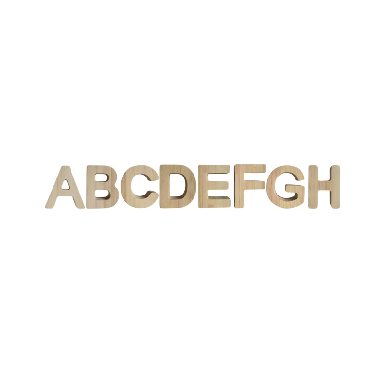 Little Lights Alphabet Blocks|Wooden|Pastel Pink|Midnight Blue|Orange|Grey|Brown|Red|Pastel Blue|Navy|Yellow|Mustard|Pastel Purple|Powder Pink|Dark Green|Black