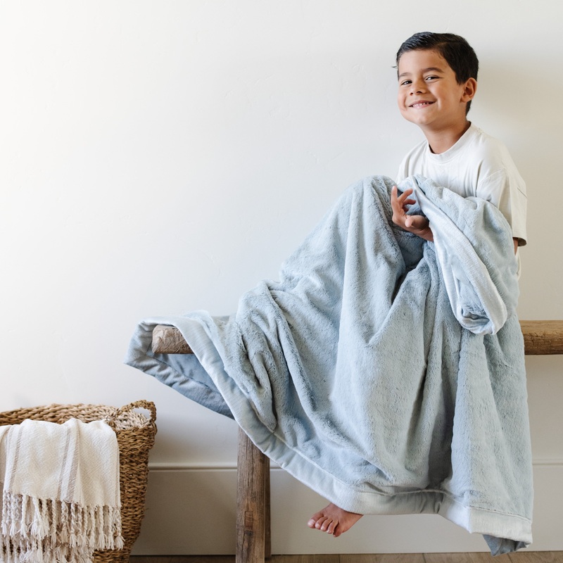 LUSH TODDLER BLANKETS|Ballet Slipper|Bloom|Mineral Blue|Hunter|Feather|Fairy Wings|Storm Cloud|Eucalyptus|Hazelnut|Primrose|Navy|Chambray|Blossom|Fern|Buttermilk|Clay|Camel|Charcoal|Dew|Natural|Seagrass|Gray|Rosy|Aubergine|Chiffon