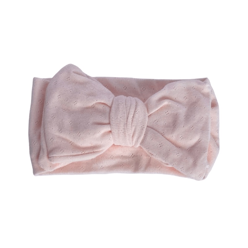 Messy Bow Headwrap – Light Pink