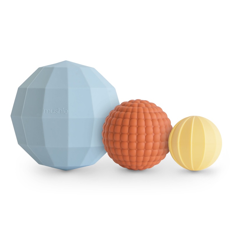 Nesting Spheres Sensory Toy|Powder Blue|Blush