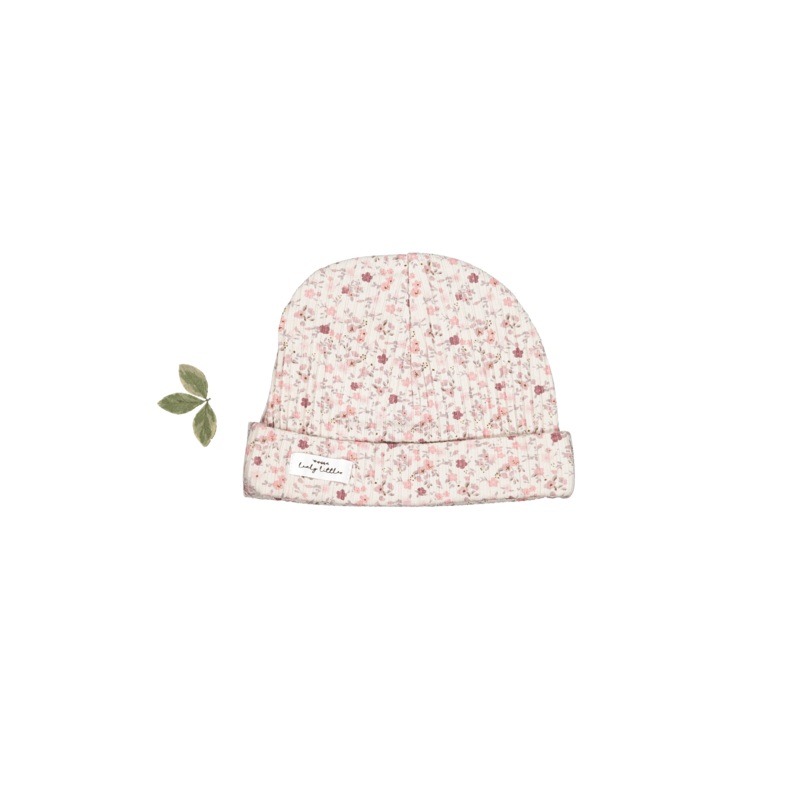 The Printed Hat – Dusty Mauve Floral