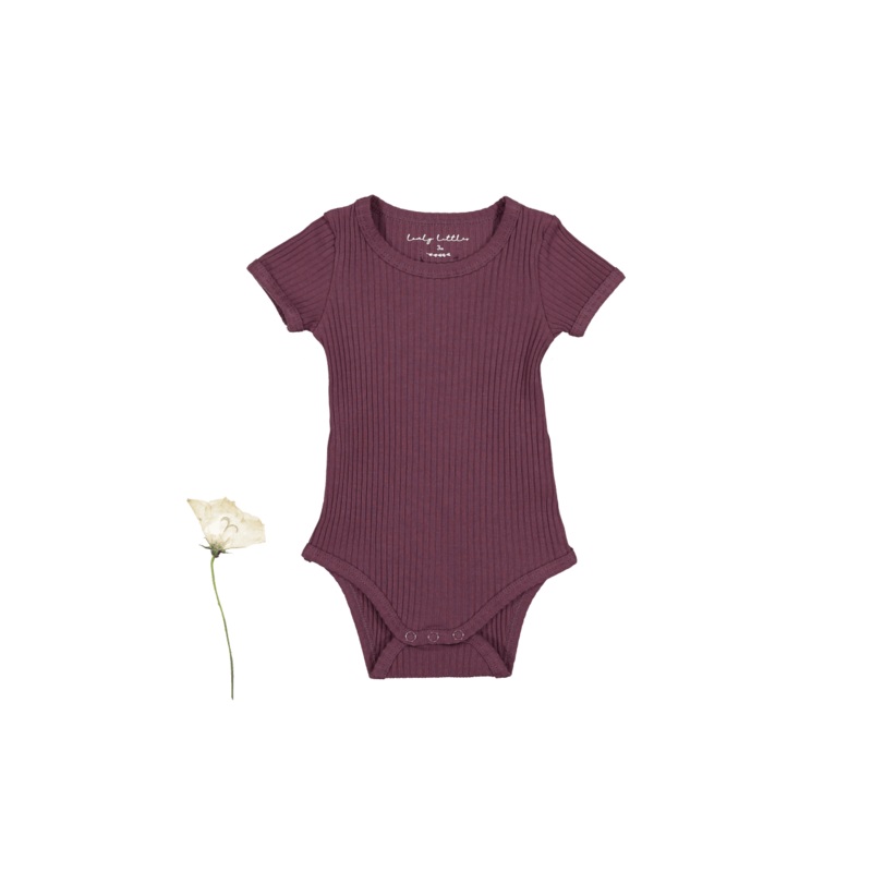 The Short Sleeve Onesie – Mulberry