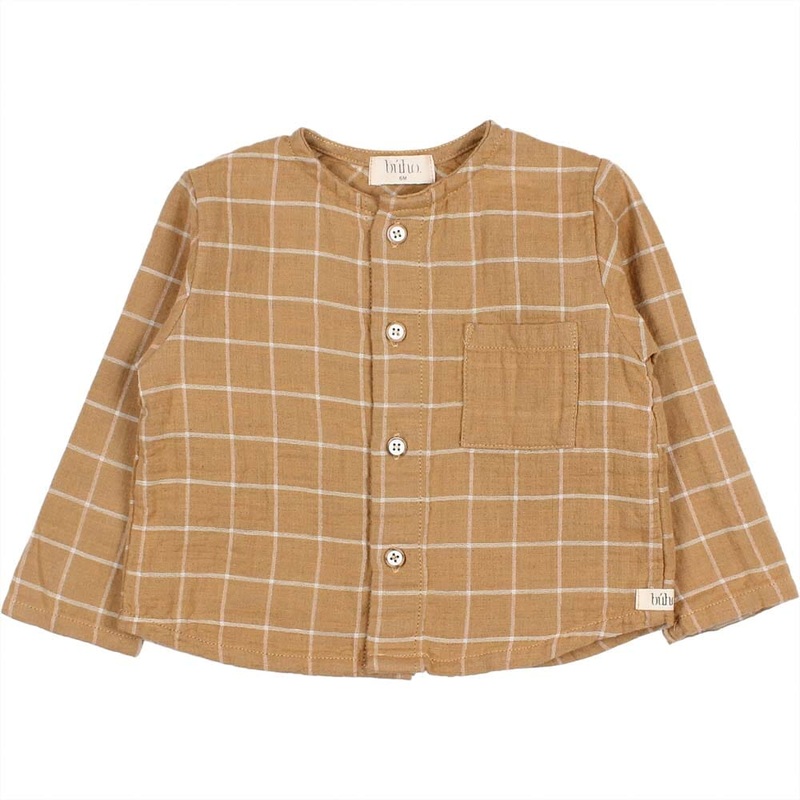 Baby Check Shirt – Check Amber
