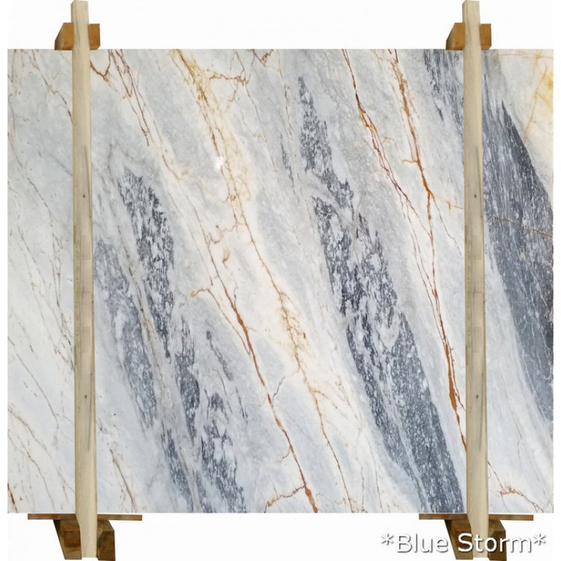Blue Storm Bookmatching Marble Slabs Polished – Livfloors Collection