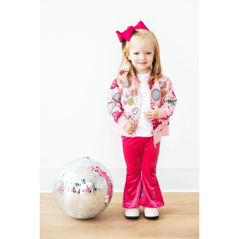 Boots & Bling Satin Jacket|2T|3T|4T|5/6|7/8|9/10|11/12