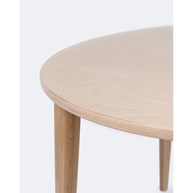 Crescent Table – Round|Black|White|Natural|Unfinished