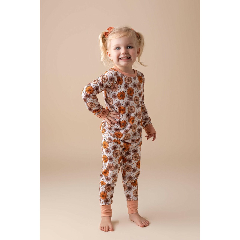 Fall Floral Two Piece Set|2T|3T|4T|5T|6T