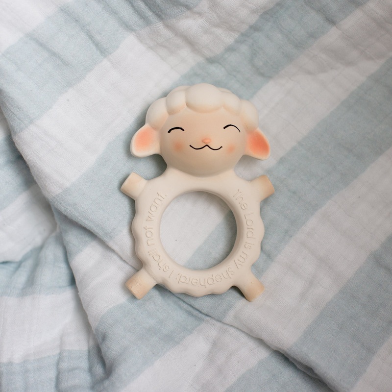 Gods Little Lamb Natural Rubber Teether