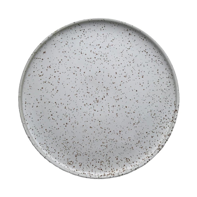 Inka Dinner Plate, Pack of 2|Brown|White / Light Brown