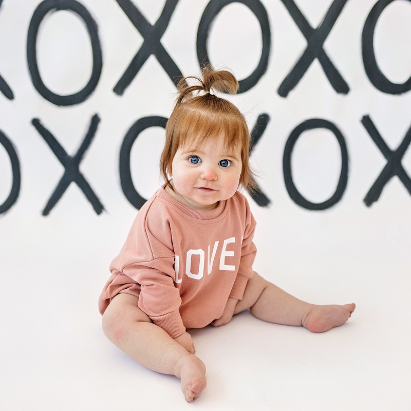 Loved Sweatshirt Romper – More Colors