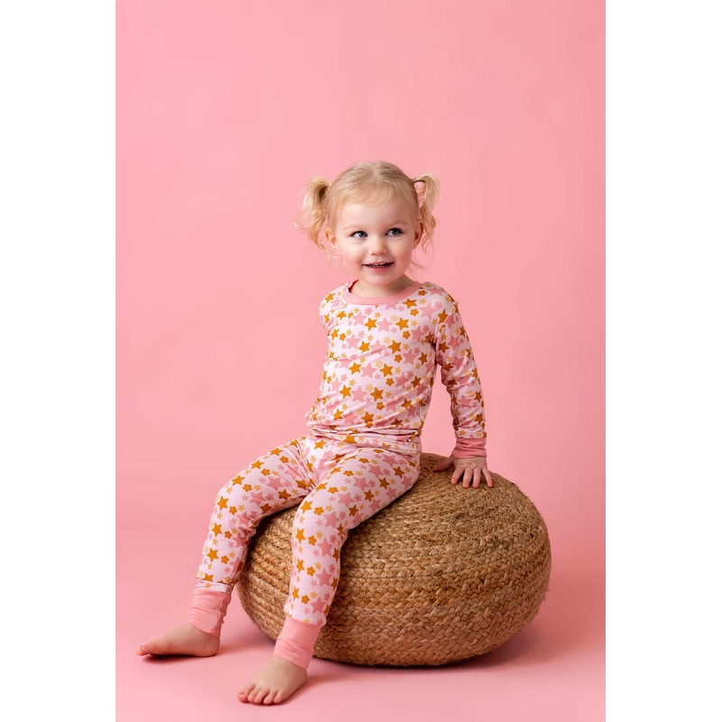 Pink Star Two Piece Set|12-18M|18-24M|2T|3T|4T|5T