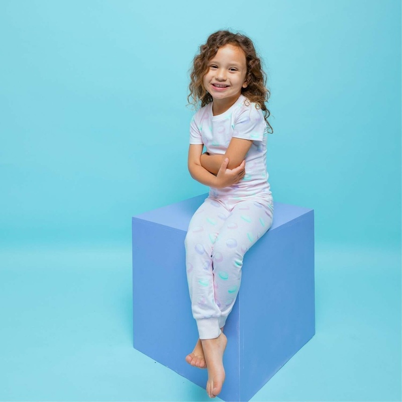 Short Sleeve Kids Pajamas – Macarons