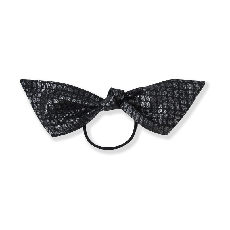 Snake Skin | Modern Knot|Beige Elastic|Black Elastic