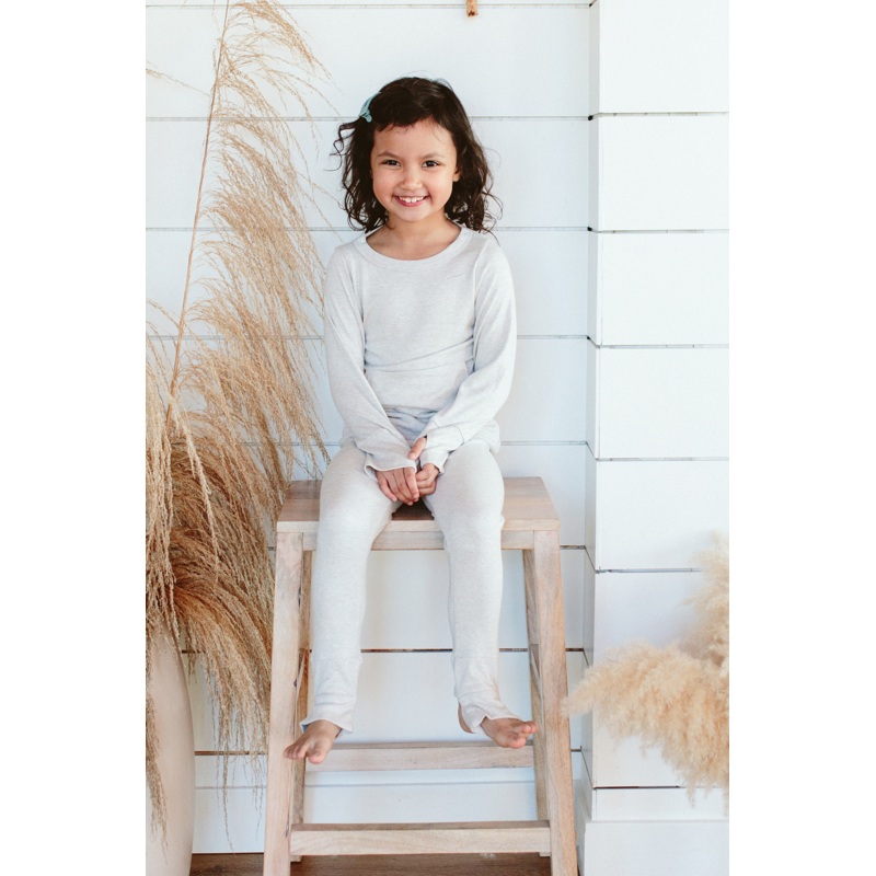 Toddler Jogger Set Storm Gray | Organic Cotton & Bamboo