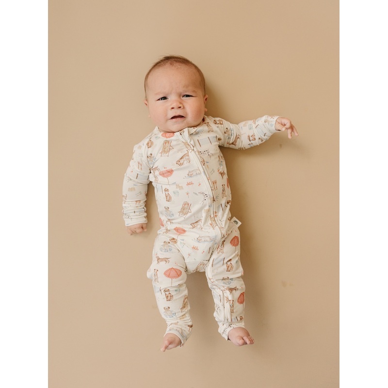 Beach Pawty Bamboo Zippy Romper