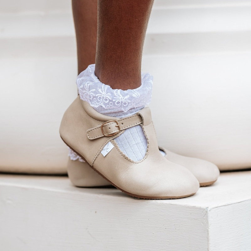 Beige T-Bar {Premium Leather}|2 (Original Non-Slip Soft Sole)|3 (Original Non-Slip Soft Sole)|6 (Barefoot Sole)|7 (Barefoot Sole)|8 (Barefoot Sole)|11 (Barefoot Sole)|12 (Barefoot Sole)|13 (Barefoot Sole)|5 (Barefoot Sole)