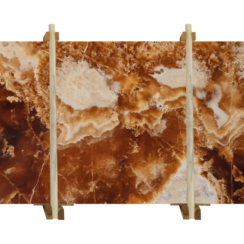 Cola Honey Onyx Translucent Bookmatching Slabs Polished – Livfloors Collection