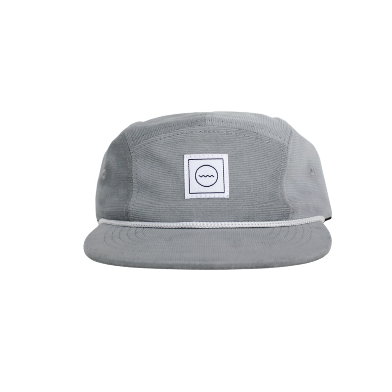 Corduroy Five-Panel Hat in Cloud