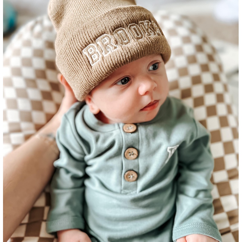 Custom Embroidered Infant Beanie – More Colors