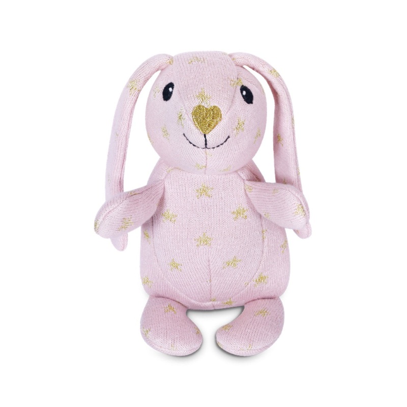 Knit Patterned Bunny Plush – Sparkle