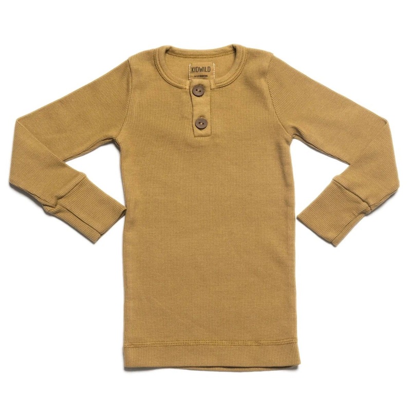 Organic Vintage L/S Top – Ochre