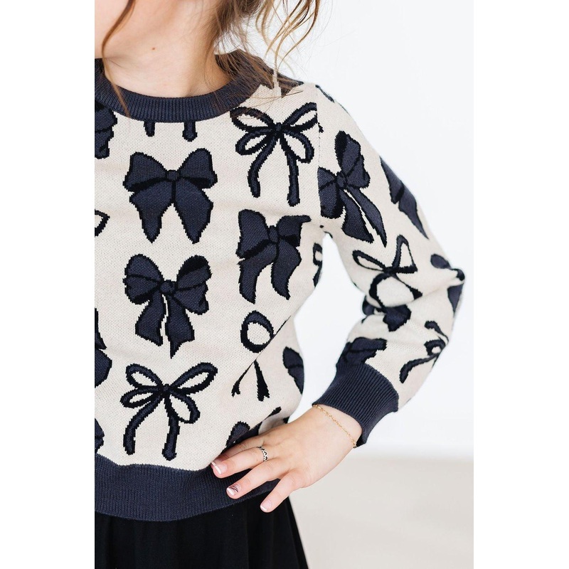 Perfectly Tied Sweater|6-12M|12-24M|2T|3T|4T|5/6|7/8|9/10|11/12