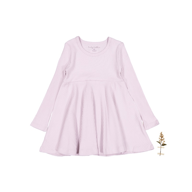 The Long Sleeve Dress – Lilac|18m|24m|36m|4y|6y|8y