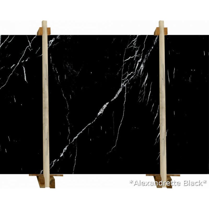 Alexandrette Black Bookmatching Marble Slabs Polished – Livfloors Collection