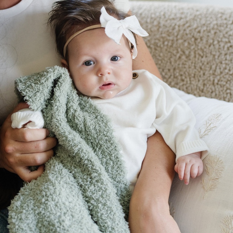 BAMBONI RECEIVING BLANKETS|Spruce|Woodrose|Taupe|Buttermilk|Sage|French Rose|Birch|Light Pink|Juniper|Light Blue|Ivory|Peach|Olive|Nautical Blue|Gray|Sunburst|Hibiscus|Pecan