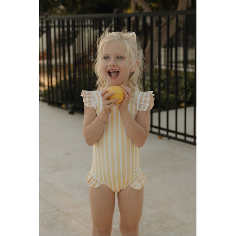 Girl Sleeveless Swimsuit | Sun Rays