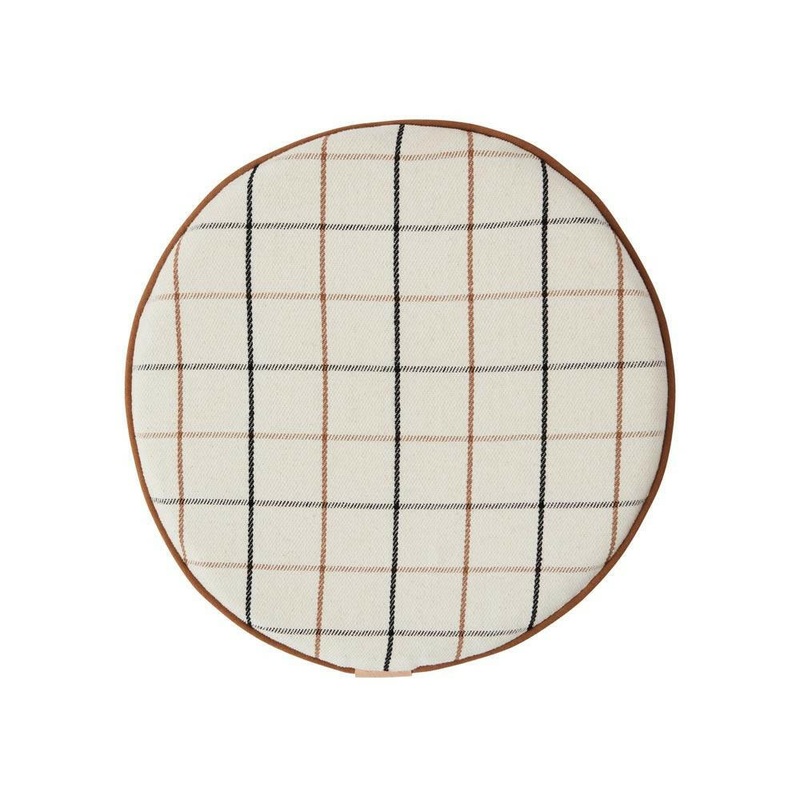 Grid Seat Cushion – Offwhite