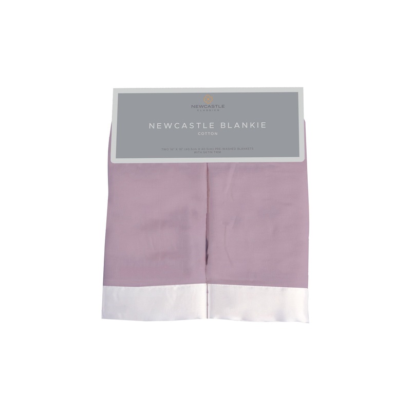 Orchid Lavender Cotton Muslin Security Baby Blankie