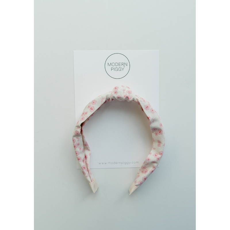 Pink Daisy | Knotted Headband