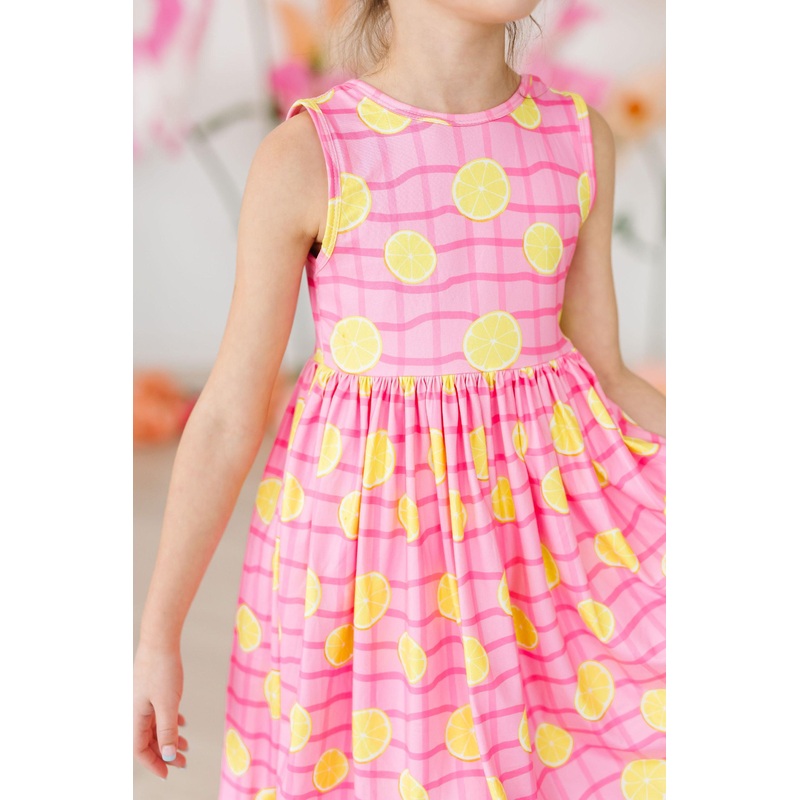 Pink Lemonade Tank Twirl Dress