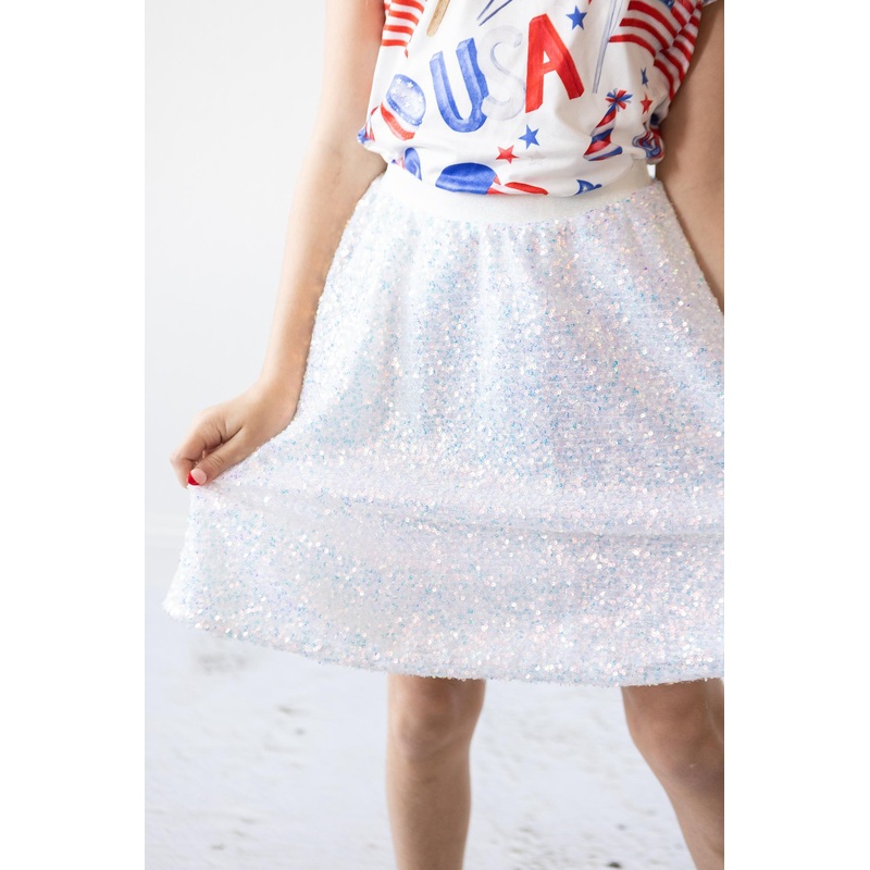 SALE Disco Sequin Twirl Skirt|2T|3T|4T|5/6|7/8|9/10