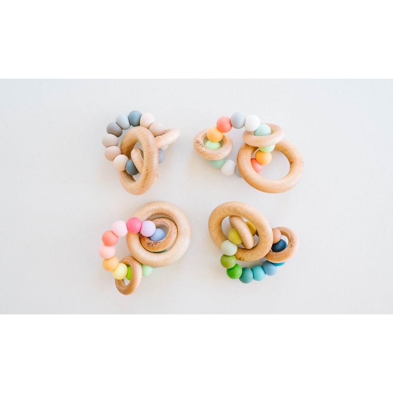 Saturn Ring Wooden Baby Teether