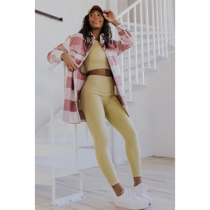 The Karlee Leggings|DarkKhaki|PaleTurquoise|S|M|L