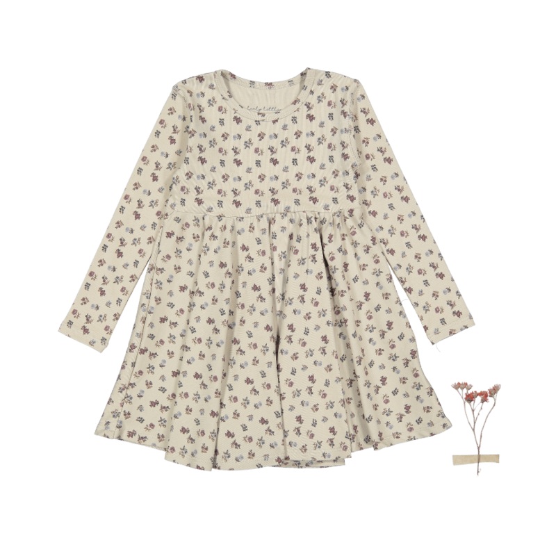 The Printed Long Sleeve Dress – Olivia