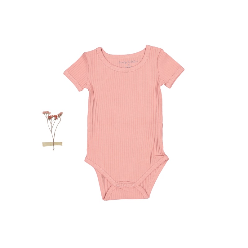 The Short Sleeve Onesie – Rose