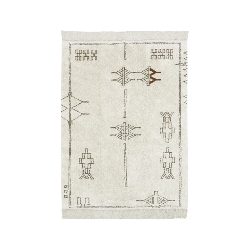 WASHABLE RUG NOMAD KERMAN|140 x 200 cm|170 x 240 cm|Natural