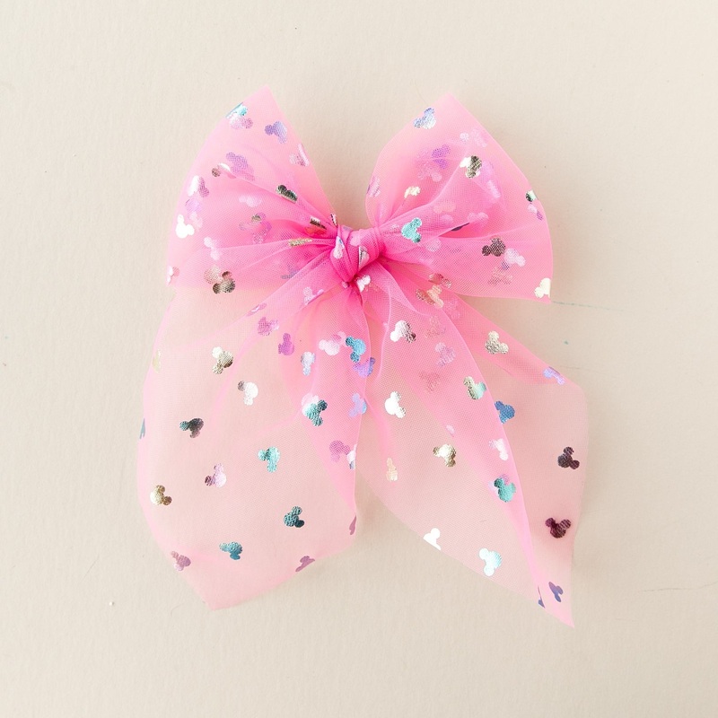 Bibbidi Bobbidi – Pink | Tulle Statement Bow