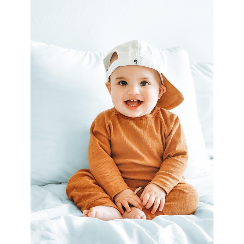 Organic Cotton Ribbed 2pc Set – more colors