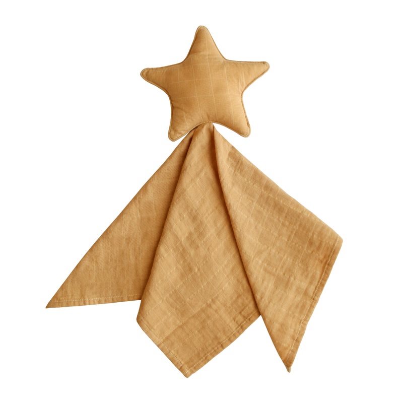 Star Lovey Blanket|Fall Yellow|Natural|Fog