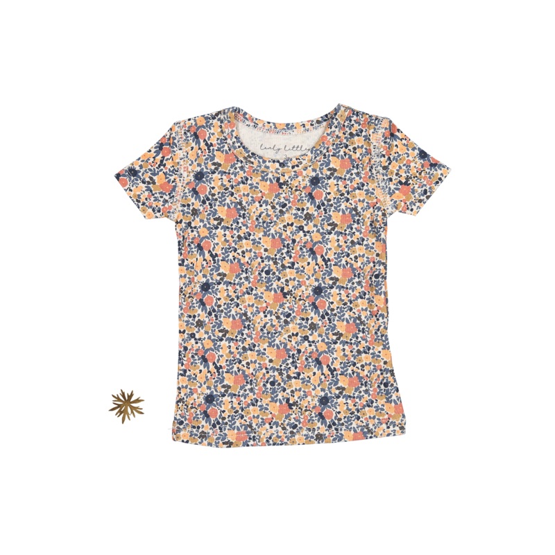 The Printed Short Sleeve Tee – Autumn Floral