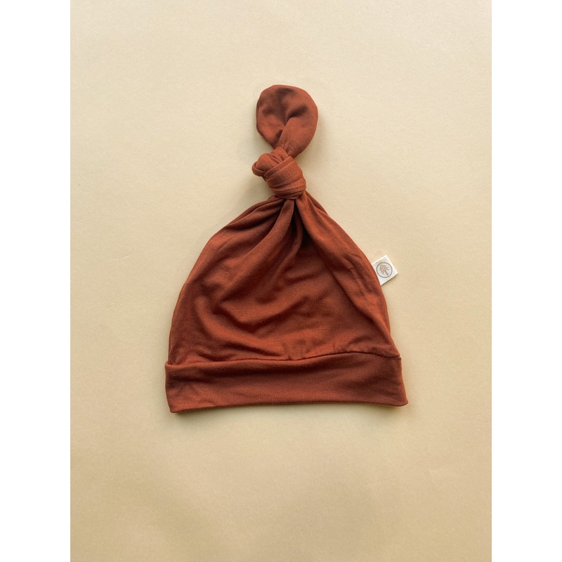 Top Knot Hat | Chestnut | Bamboo