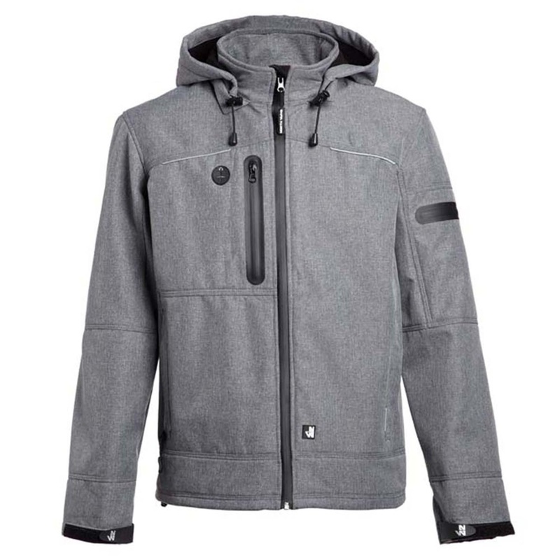 Custom Men High Collar Sports Grey Jackets Windproof Waterproof Outdoor Polyester Overcoat Softshell Jacket – Softshell Jacket and Workwear price
