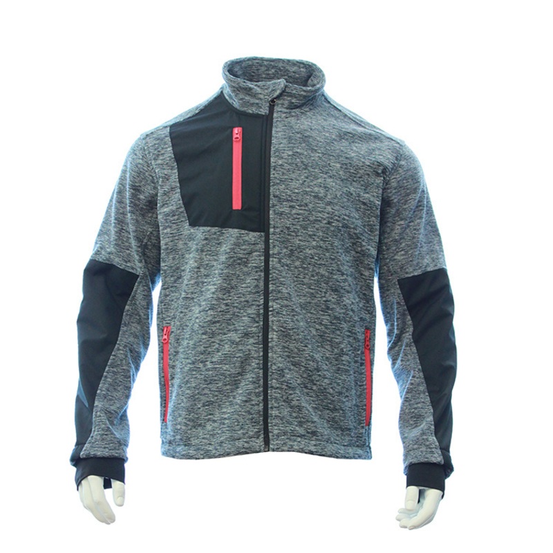 Custom Polyester Winter Mens Grey Color with Chest Pocket Warmer Polar Fleece Jacket Work Wear – Fleece Jackets and Polar Fleece Jackets price